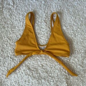 Yellow bikini top